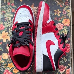 Air Jordan 1 low red/blk/wht